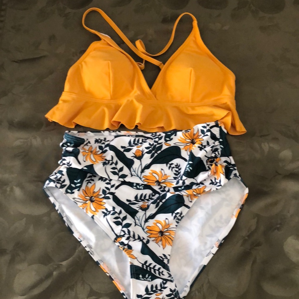 Two piece high waist bikini